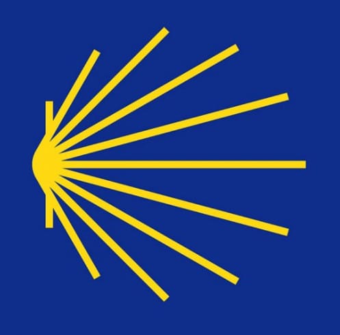 image de la coquille Saint Jacques utilisé comme symbole de balisage des chemins de compostelle.